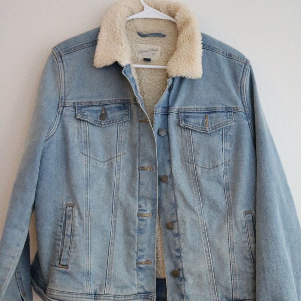 Women's Wool Lined Denim Jacket